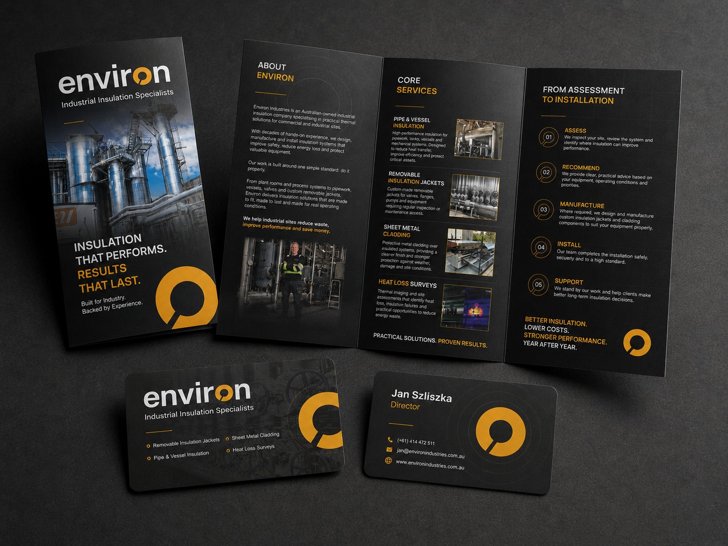 Environ Industries Business Stationery