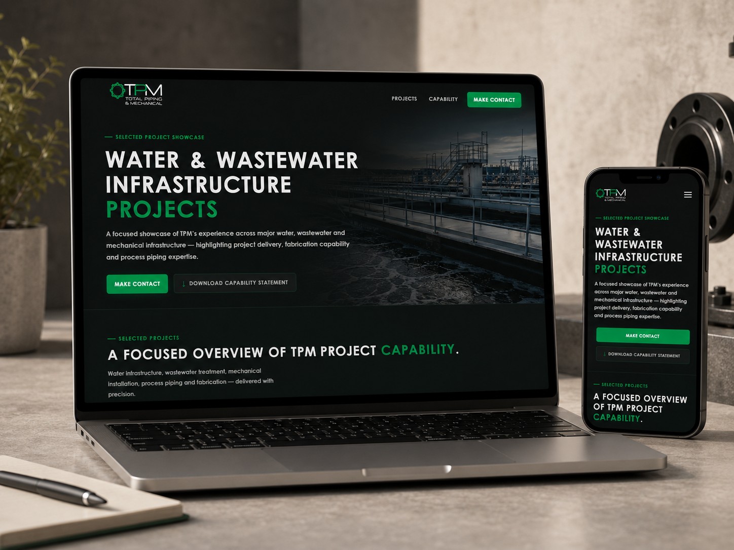 Total Piping & Mechanical Project Showcase Landing Page gallery image 1